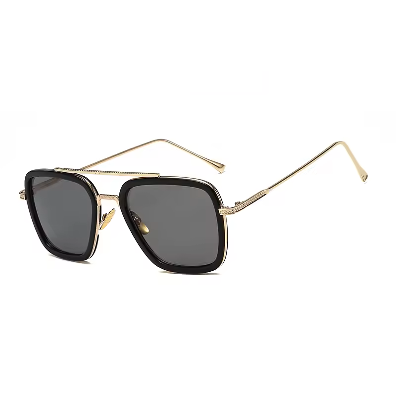 Lentes de Estilo Tony Stark de Policarbonato Metal 9 Colores