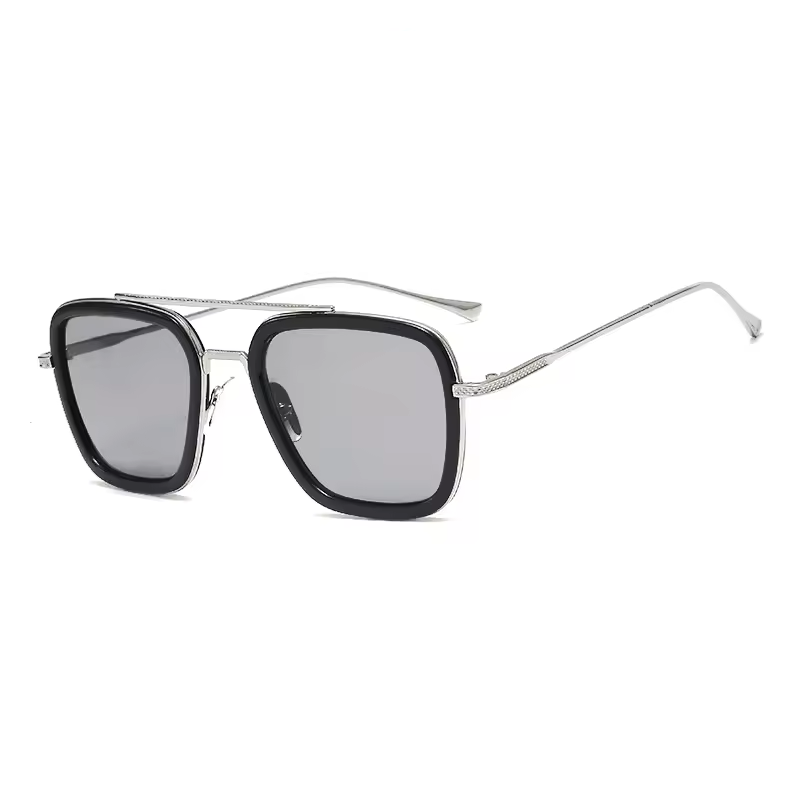 Lentes de Estilo Tony Stark de Policarbonato Metal 9 Colores