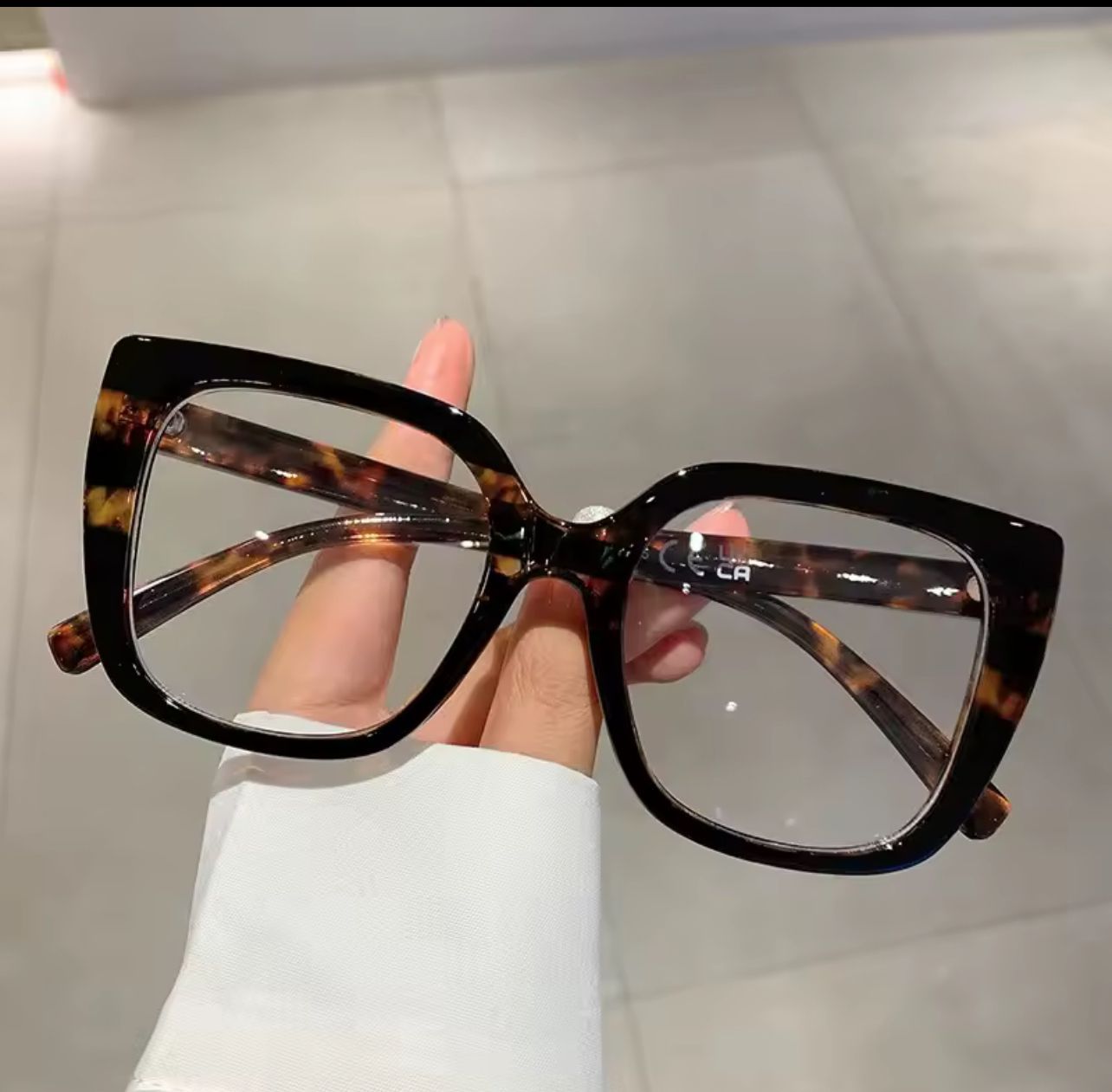 Lente De Policarbonato Naranja Con Negro Luna de Gato